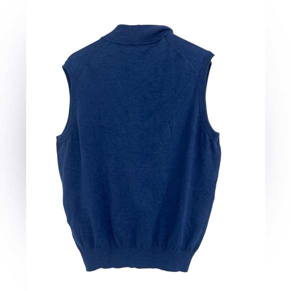 Peter Millar Cashmere Silk Cotton 1/4 Zip Vest Size Large - Picture 5 of 5